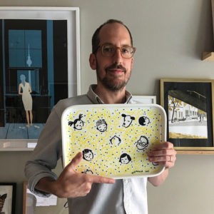 Christoph Niemann mit seinem Teller